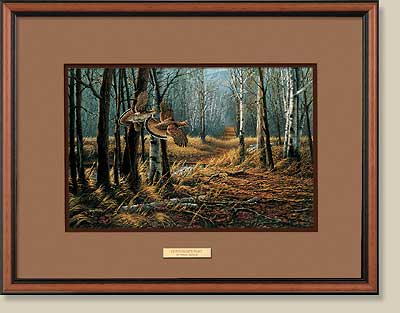 Old Loggers Trail Walnut Framed